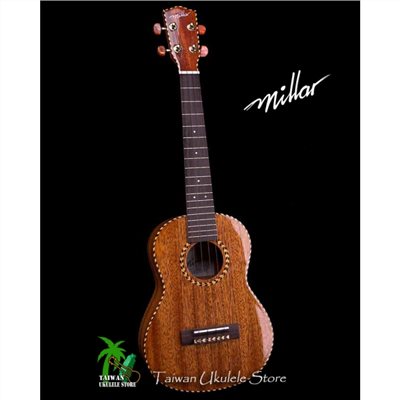 【台灣烏克麗麗 專門店】 MILLAR UKULELE TM-260WG 全單板桃花心木 26吋 (台灣製造手工琴)