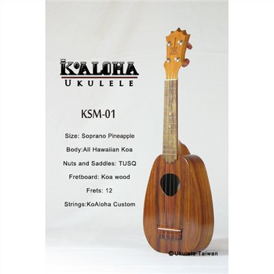 【台灣烏克麗麗 專門店】 KOALOHA UKULELE 烏克麗麗 KSM-01 夏威夷手工琴 (空運來台、原廠保固)