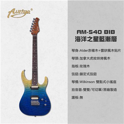  歐雷加 Auriga 電吉他 AM-540
